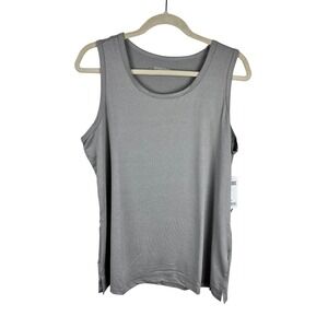 32 Degrees Cool Tank Top Gray L NWT Moisture-Wicking Quick Dry Activewear